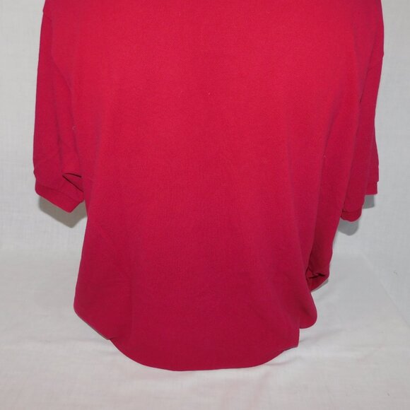 Lacoste Mens 9 (4XL) Burgundy Pique Polo Shirt - Picture 12 of 13